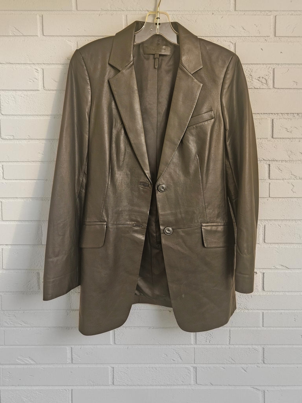 Womens Rag And Bone 100% Lambskin Blazer Size 2. NWOT